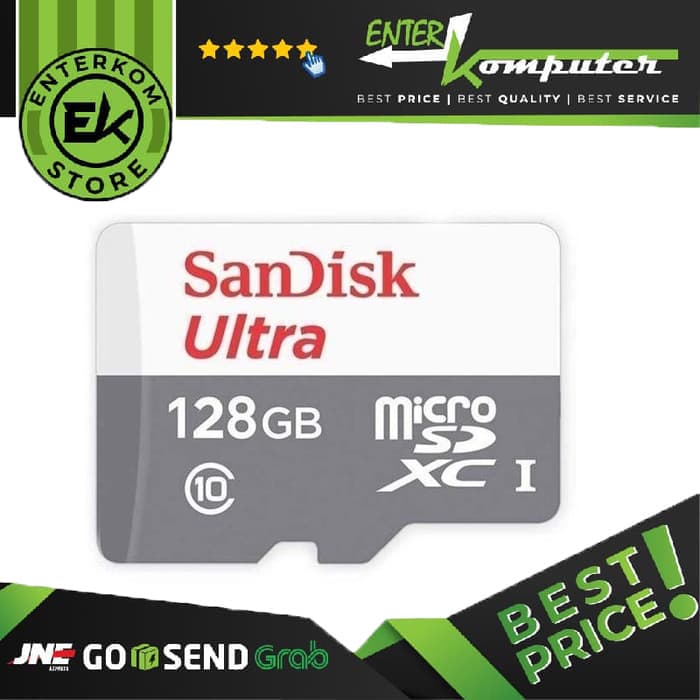 Sandisk MicroSDXC Ultra 100MB/S 128GB Class 10 UHS-1 - SDSQUNR-128G - foto 1