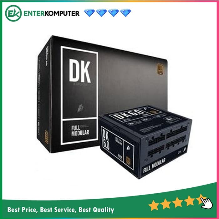 1STPLAYER DK6.0 Full Modular 600W PS-600AX(BM) 80+ Bronze Certified - Japanese Main Capacitors - 3 Years Warranty Replacement - foto 1