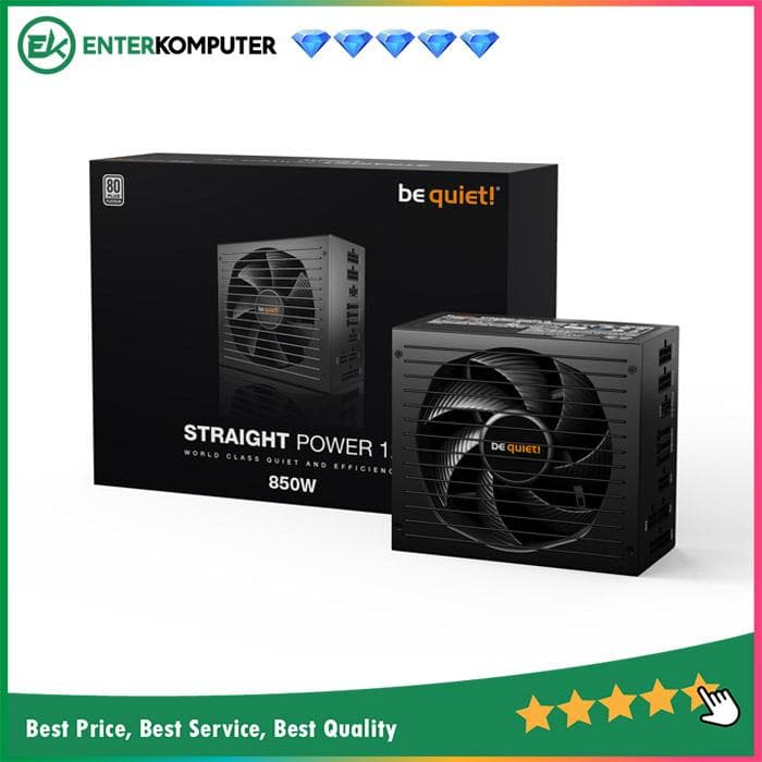 be quiet! STRAIGHT POWER 12 850W - Fully Modular - ATX 3.1 PCIe 5.1 - 80+ Platinum Certified - 10 Years Warranty - Number 1 PSU in Germany - foto 1