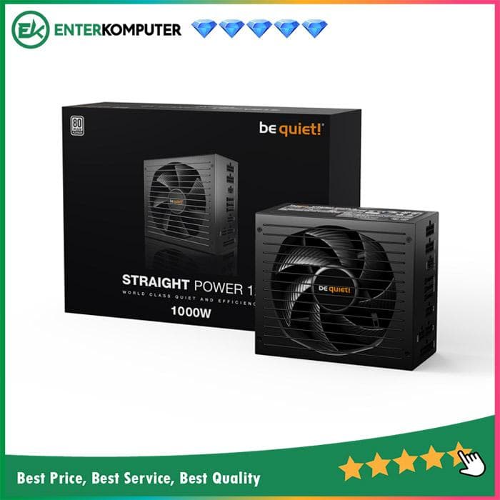 be quiet! STRAIGHT POWER 12 1000W - Fully Modular - ATX 3.1 PCIe 5.1 - 80+ Platinum Certified - 10 Years Warranty - Number 1 PSU in Germany - foto 1