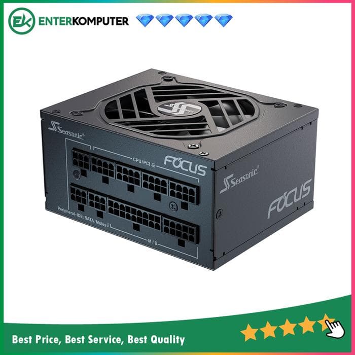 Seasonic Focus Platinum SPX-750 SFX Series - 750W Fully Modular - 80+ Platinum Certified - 10 Years Warranty Replacement - foto 1
