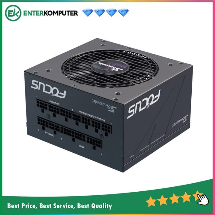 Seasonic Focus Gold GX-550 550W - Fully Modular - 80+ Gold Certified - 10 Years Warranty Replacement - foto 1