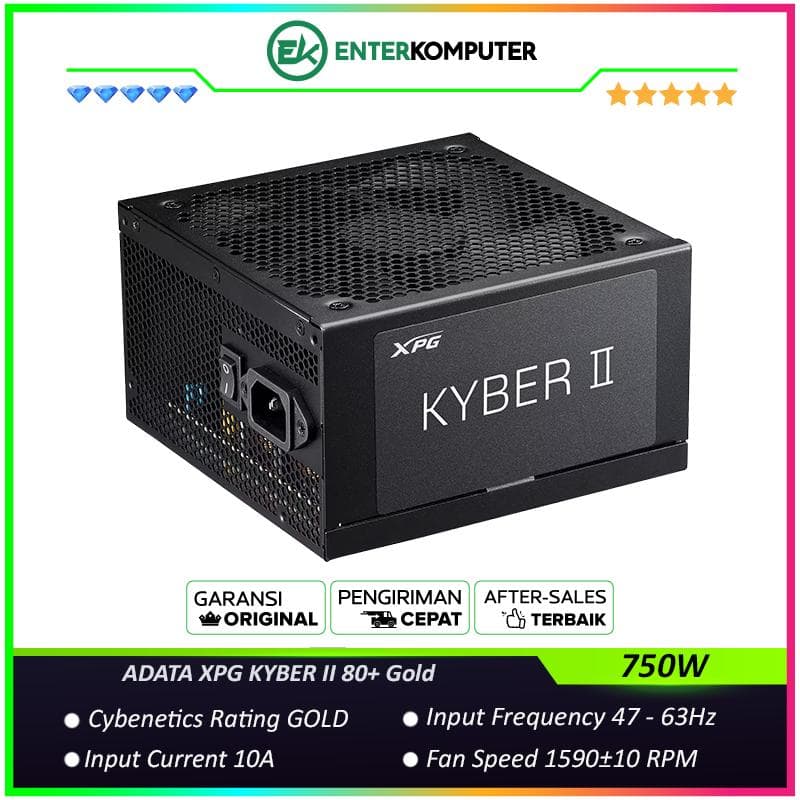 ADATA XPG KYBER II 750W 80+ Gold Modular - 5 Years Warranty - foto 1