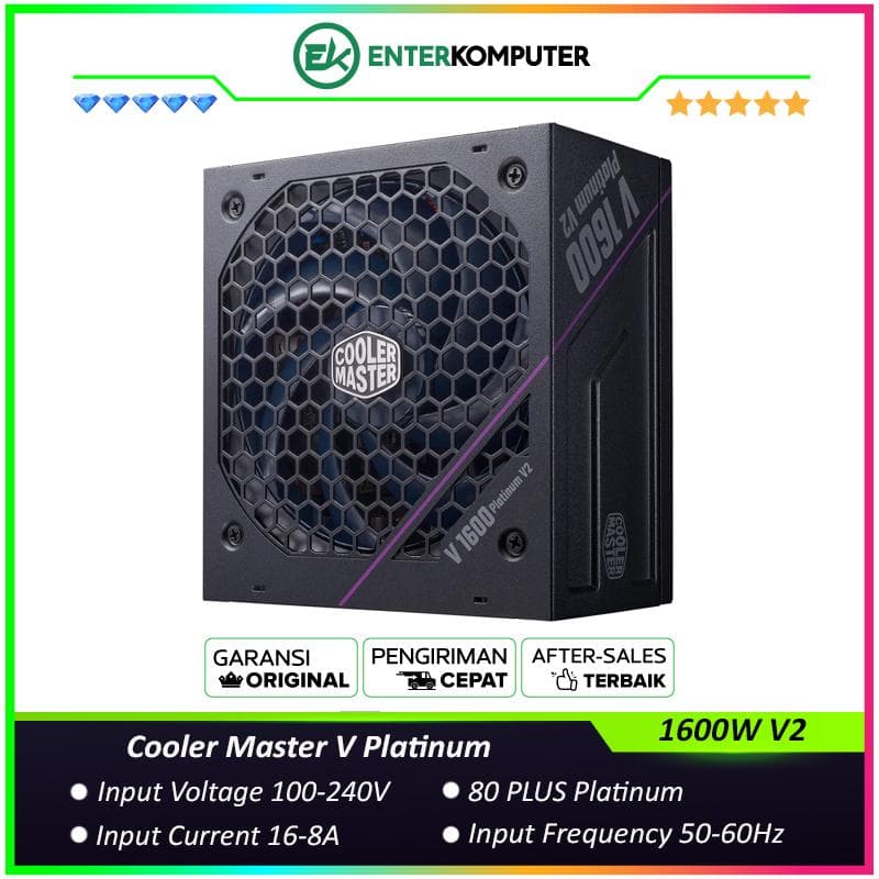 Cooler Master V Platinum 1600W V2 80+ Platinum Fully Modular - foto 1