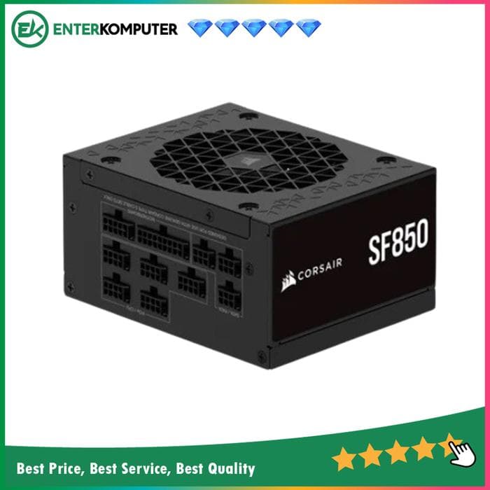 Corsair SF Series 850W ATX 3.1 Certified (PCIe5.1) 80+ Platinum - Fully Modular - foto 1