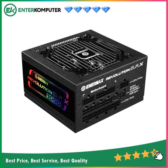 Enermax Revolution D.F.X 1050W 80+ Gold ATX 3.0 PCIe 5.0 Full Modular - ERT1050EWT - foto 1