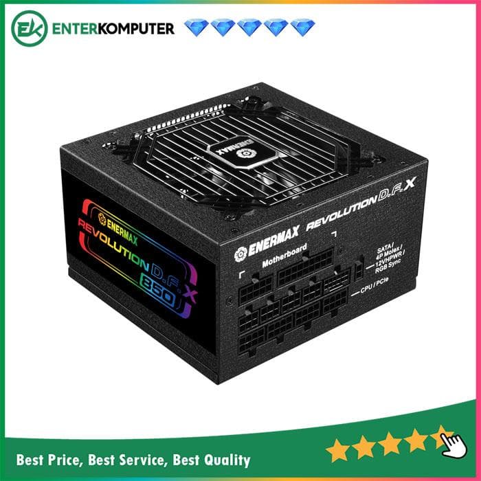 Enermax Revolution D.F.X 850W 80+ Gold ATX 3.0 PCIe 5.0 Full Modular - ERT850EWT - foto 1