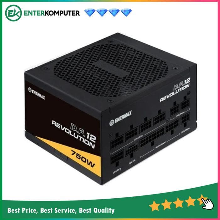Enermax Revolution D.F. 12 750W 80+ Gold ATX 3.1 PCIe 5.1 Full Modular - ETV750G - foto 1
