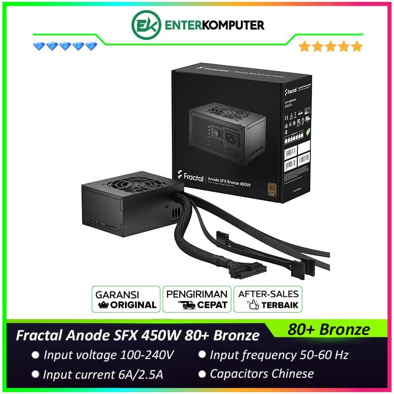 Fractal Anode SFX 450W 80+ Bronze - foto 1