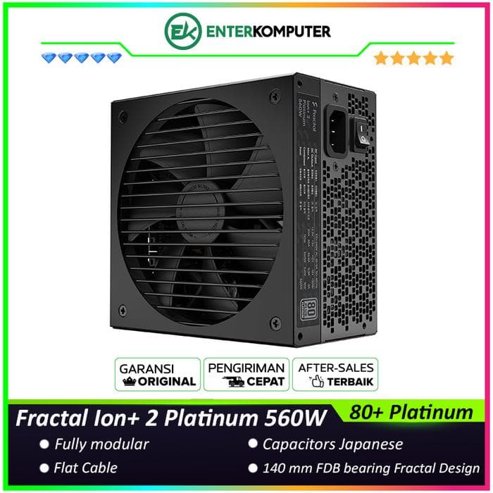 Fractal Ion+ 2 560W 80+ Platinum - Fully Modular - foto 1