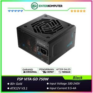 FSP VITA GD 750W ATX3.1 PCIe 5.1 80+ Gold Flat Cable - foto 1