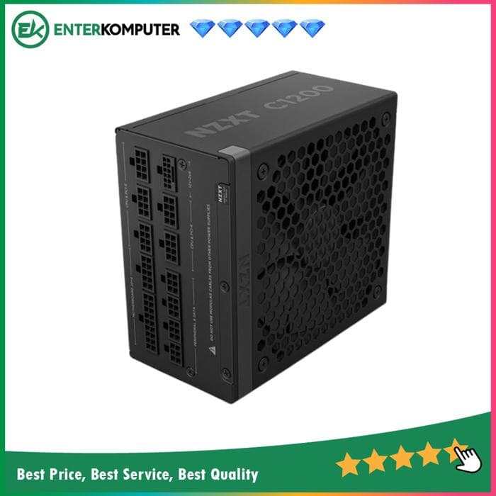 NZXT C1200 Black 1200W ATX 3.1 80 Plus Gold Fully Modular - foto 1