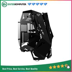 PRIME R-[CS] BLACK - ATX - ALUMUNIUM GAMING CASE - DUAL SIDE TEMPERED GLASS - foto 1