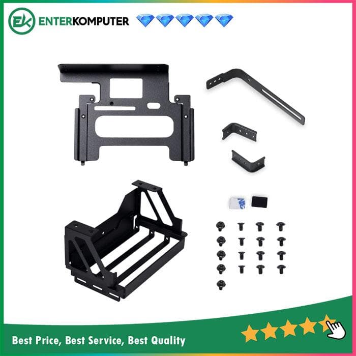 LIAN LI O11DE-9X Upright GPU Kit 40 series GPU for O11D EVO - Black - foto 1