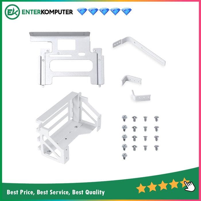 LIAN LI O11DE-9W Upright GPU Kit 40 series GPU for O11D EVO - White - foto 1