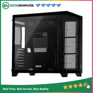 CUBE GAMING VAONT BLACK - ATX Gaming Case - Panoramic View - Front-Top & Left 3 Sided Tempered Glass - Dust Filter - foto 1