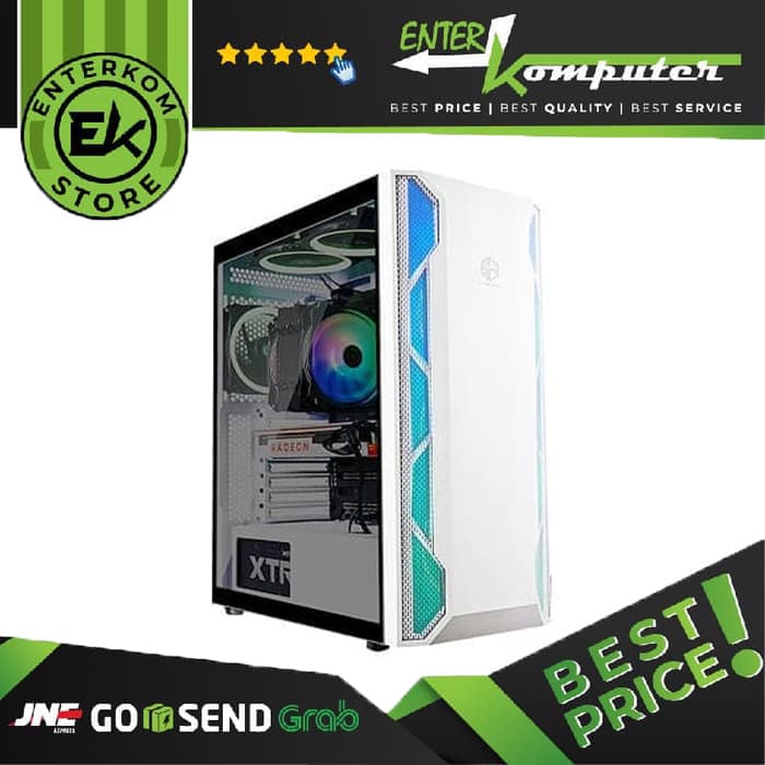 CUBE GAMING DUSTIN WHITE - ATX - LEFT SIDE TEMPERED GLASS - PSU COVER - RGB FRONT PANEL - Special Condition!!! - foto 1
