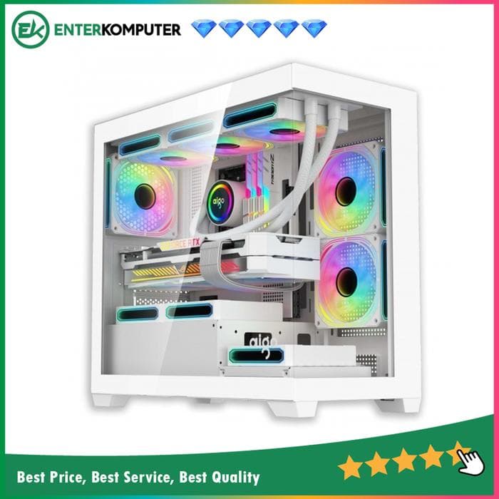 Aigo Darkflash C218M M-ATX White - foto 1