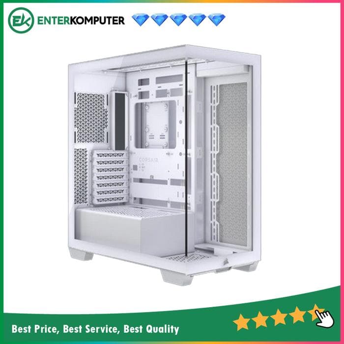 Corsair 3500X Tempered Glass (White) - foto 1