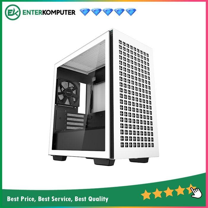 Deepcool CH370 WHITE minimalistic Micro ATX Case - foto 1