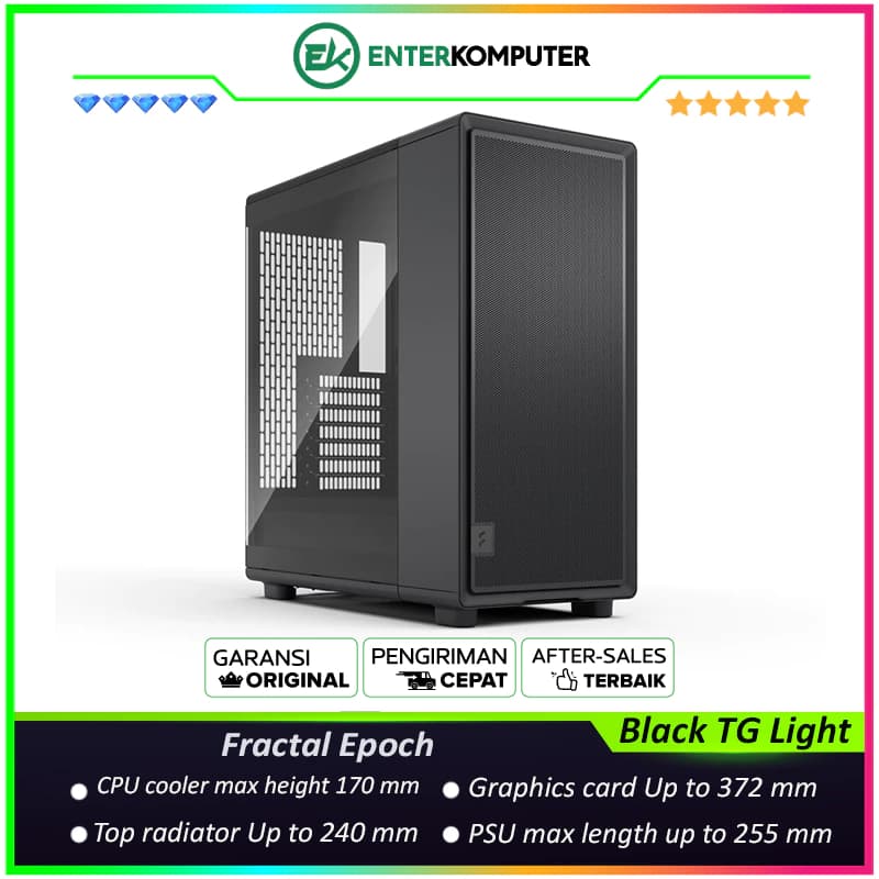 Fractal Epoch Black TG Light - foto 1