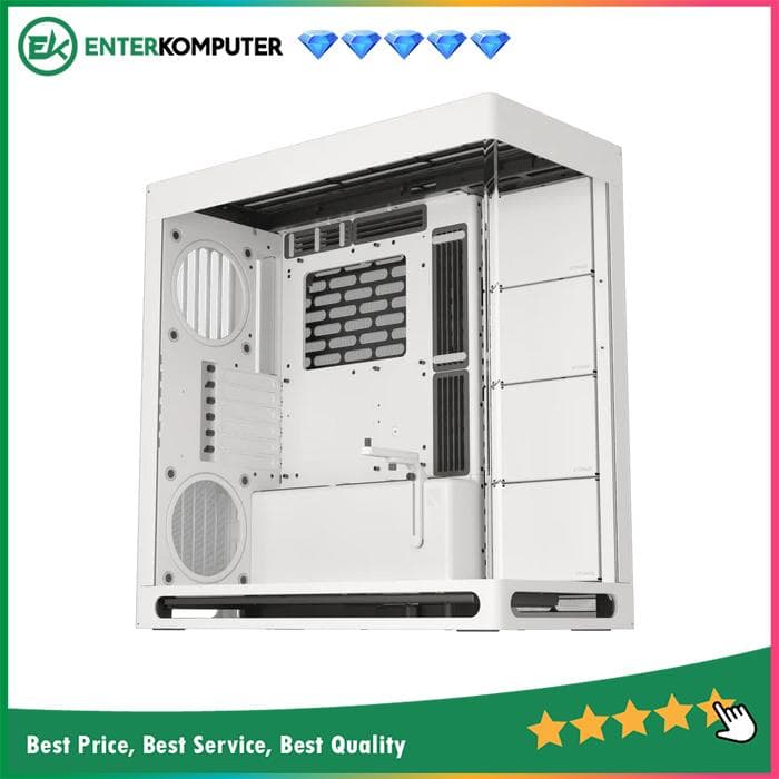 HAVN HS 420 WHITE Panoramic View Premium Mid-Tower Case - foto 1