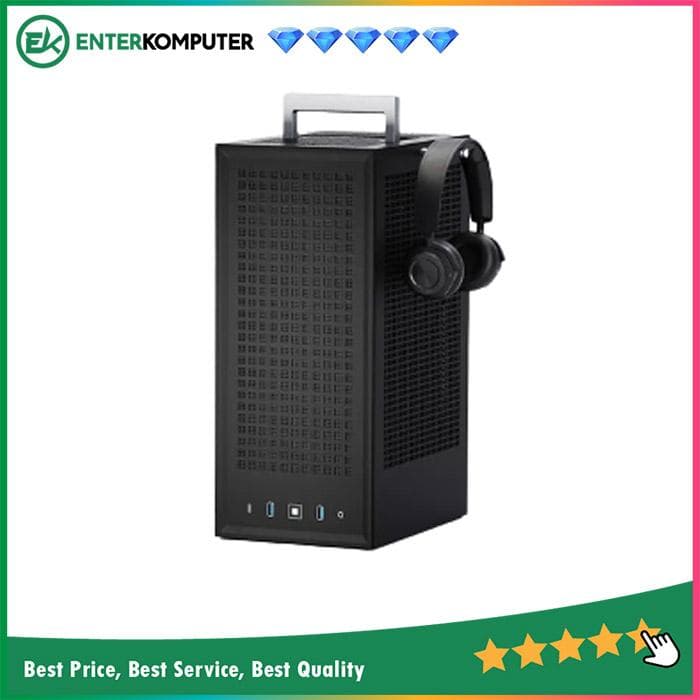 Hyte Revolt 3 Black - Premium ITX SFF Case - foto 1