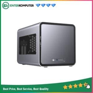 Jonsbo V8 Gray - ITX Case - Aluminum Case - Side Mesh Version - PSU Support SFX/SFX-L - foto 1