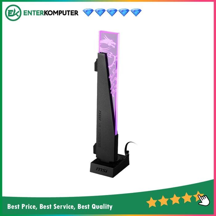 MSI MPG ARGB GRAPHICS CARD STAND BLACK - foto 1
