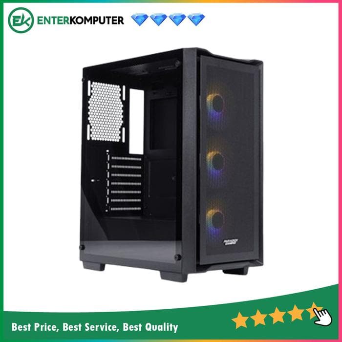 Paradox Gaming Case Twister V2 Black - foto 1