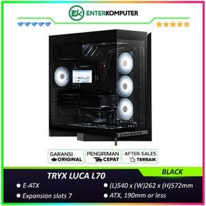 TRYX LUCA L70 BLACK Mid-tower E-ATX PC Case - foto 1