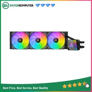 Antec Symphony 360 ARGB Liquid Cooler - Mirror ARGB Lighting Pump Head with ARGB PWM Fan - foto 1