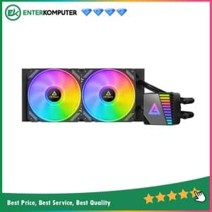 Antec Symphony 240 ARGB Liquid Cooler - Mirror ARGB Lighting Pump Head with ARGB PWM Fan - foto 1