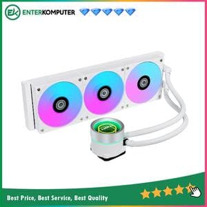 LIAN LI GALAHAD II TRINITY 360 WHITE - AIO ARGB EXTREME COOLING - 3TYPES OF PUMP COVER - IMPROVED DESIGNS & IMPROVED PERFORMANCE - foto 1