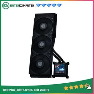 LIAN LI Hydroshift LCD AIO 360S BLACK with 2.88” IPS LCD Screen - Enhanced Display - Unleash Power, Elevate Style & High Performance - Side-Mounted Design with Optimized Cable Managment - foto 1