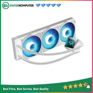 PRIME POLAR 360T V2.0 ARGB White Version Liquid Cooler with Rainbow Effect Pump Head - foto 1
