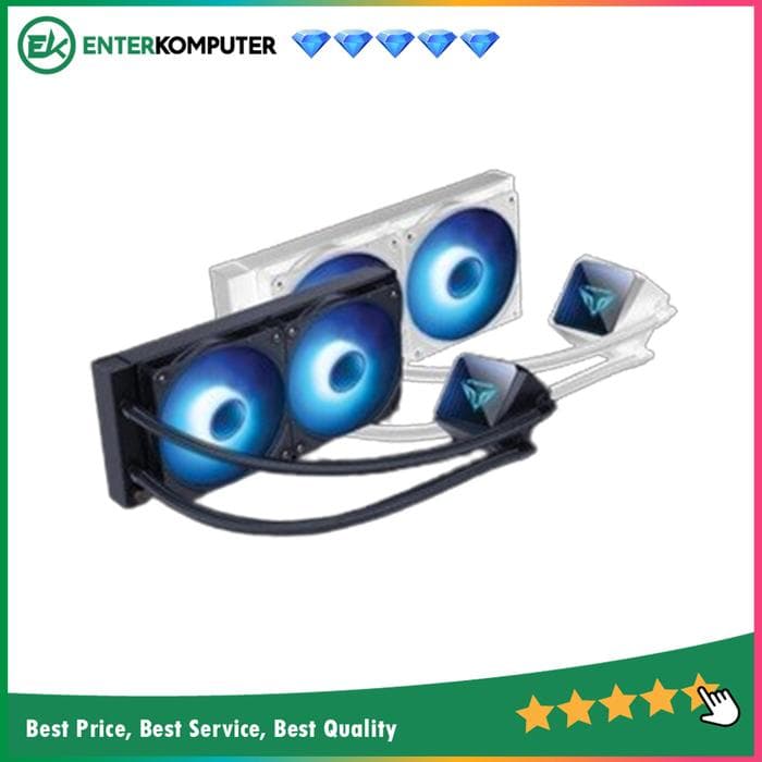 PRIME POLAR 240T V2.0 ARGB Liquid Cooler with Rainbow Effect Pump Head - foto 1