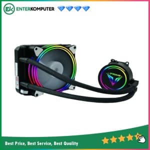 PRIME POLAR 120T Water Cooling 120mm Radiator - Leak Proof - ARGB - Aura Sync - Support LGA 1700 - foto 1