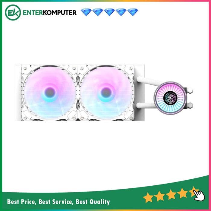 Aigo DarkFlash Nebula DN240 ARGB - White Edition - foto 1