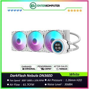 Aigo DarkFlash Nebula DN360D ARGB - White Edition - foto 1