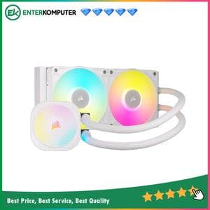 Corsair iCUE LINK TITAN 240 RX RGB White AIO Liquid CPU Cooler - foto 1