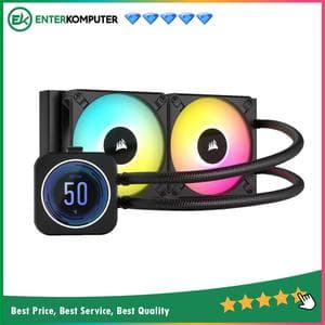 Corsair iCUE H100i Elite LCD XT Display Liquid CPU Cooler - foto 1