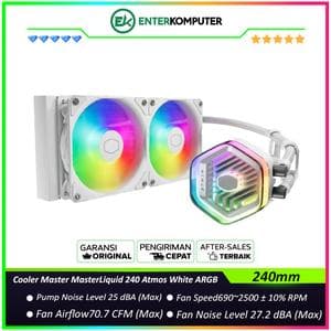 Cooler Master MasterLiquid 240 Atmos White ARGB - foto 1