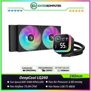 DeepCool LQ240 240mm Liquid Cooler with A Dashboard Display - foto 1