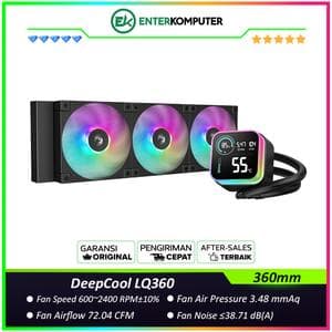 DeepCool LQ360 360mm Liquid Cooler with A Dashboard Display - foto 1