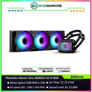 Phanteks Glacier One 360M25 G2 Black D-RGB AIO Liquid CPU Cooler - foto 1