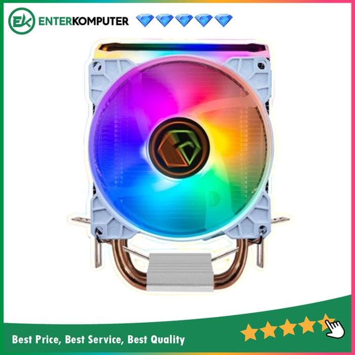 CUBE GAMING WIND V2 - 2 Copper Heat Pipes - Mirror RGB TOP Cover - Gaming CPU Cooler Rainbow Led - Universal Socket (AM5 Ready) - foto 1
