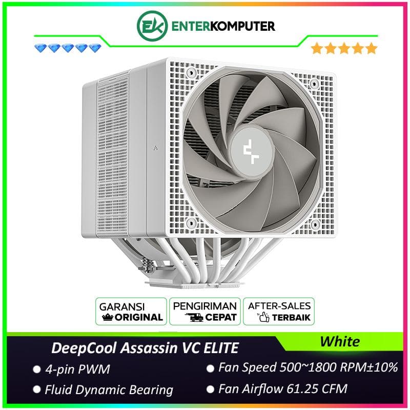 DeepCool Assassin VC ELITE White Dual Tower Vapor Chamber Elite CPU Air Cooler - foto 1