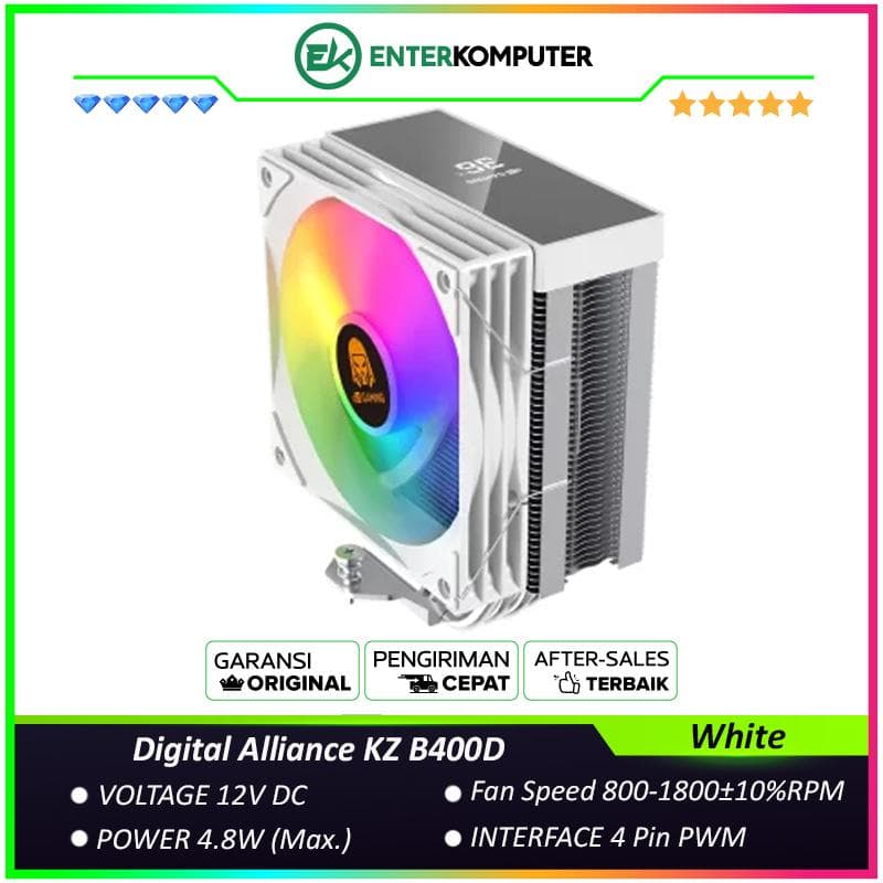 Digital Alliance KZ B400D White CPU Cooler - foto 1