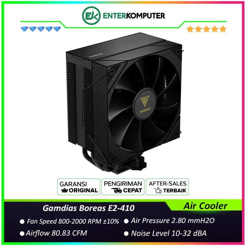 Gamdias Boreas E2-410 Single Tower Air Cooler - foto 1